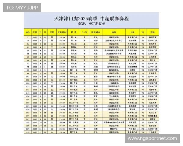 中超联赛全赛程发布,2025赛季赛事详细时间安排 中超联赛全赛程发布,2025赛季赛事详细时间安排